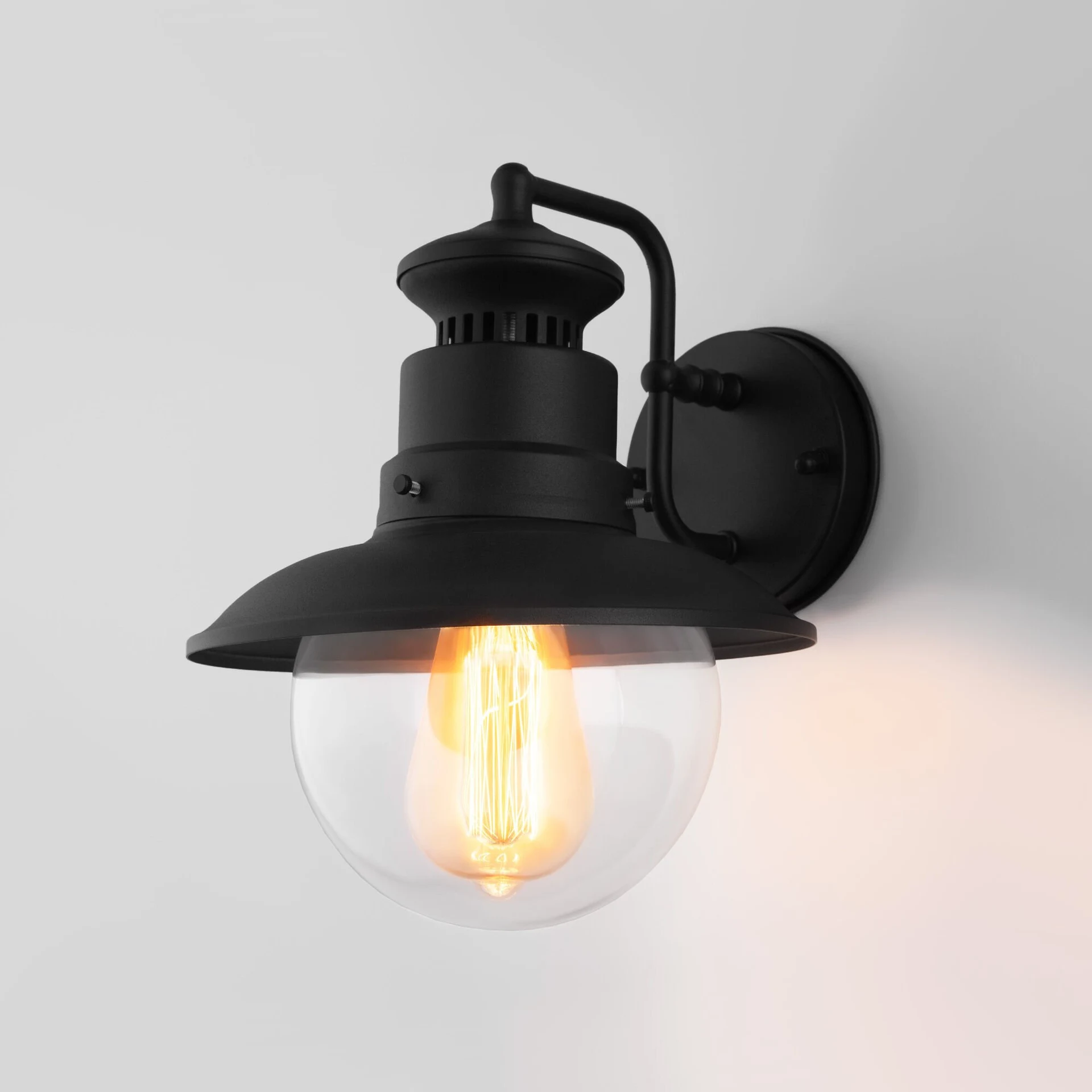 Уличный настенный светильник Elektrostandard Talli Talli D черный (GL 3002D)