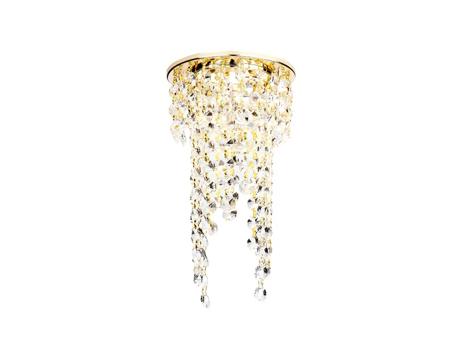 Встраиваемый светильник Ambrella Crystal K2071 G/CL