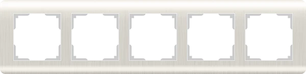 Рамка Werkel WL12-Frame-05/ Рамка на 5 постов (перламутровый)