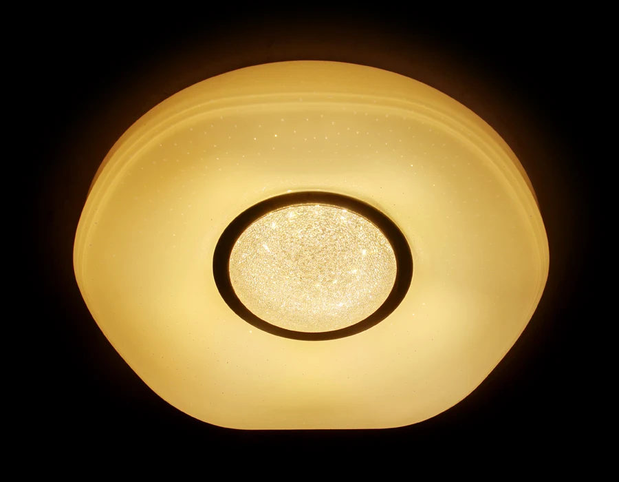 Потолочный светодиодный светильник Ambrella Orbital Crystal Sand FS1237WH 72W D490