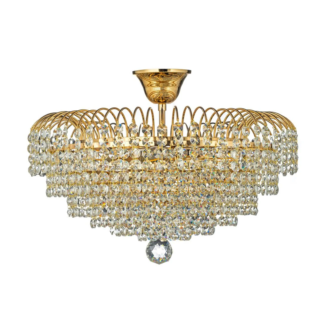 Потолочная хрустальная люстра Arti Lampadari Elba Elba E 1.2.40.100 G