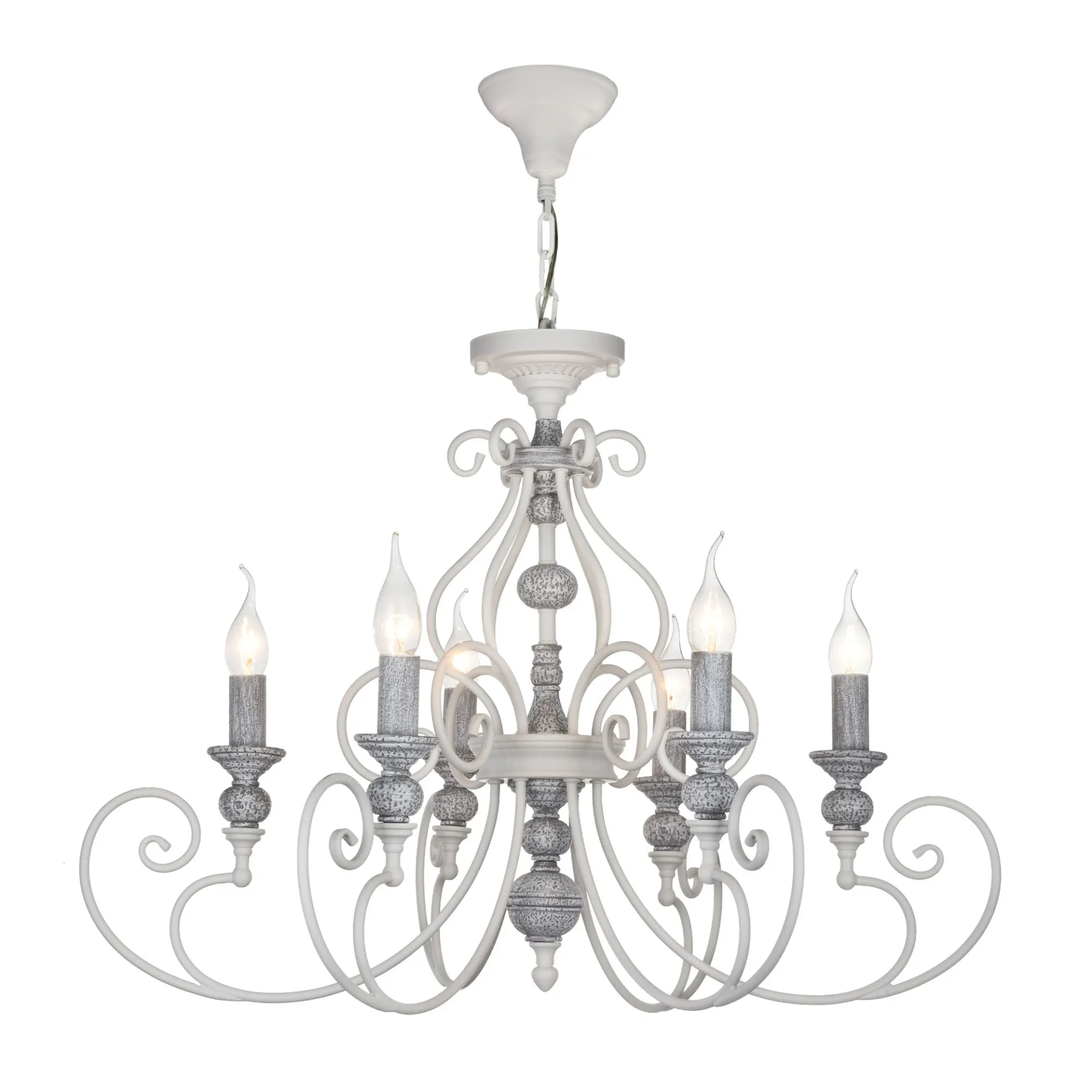 Подвесная люстра Maytoni Karina ARM631-PL-06-W