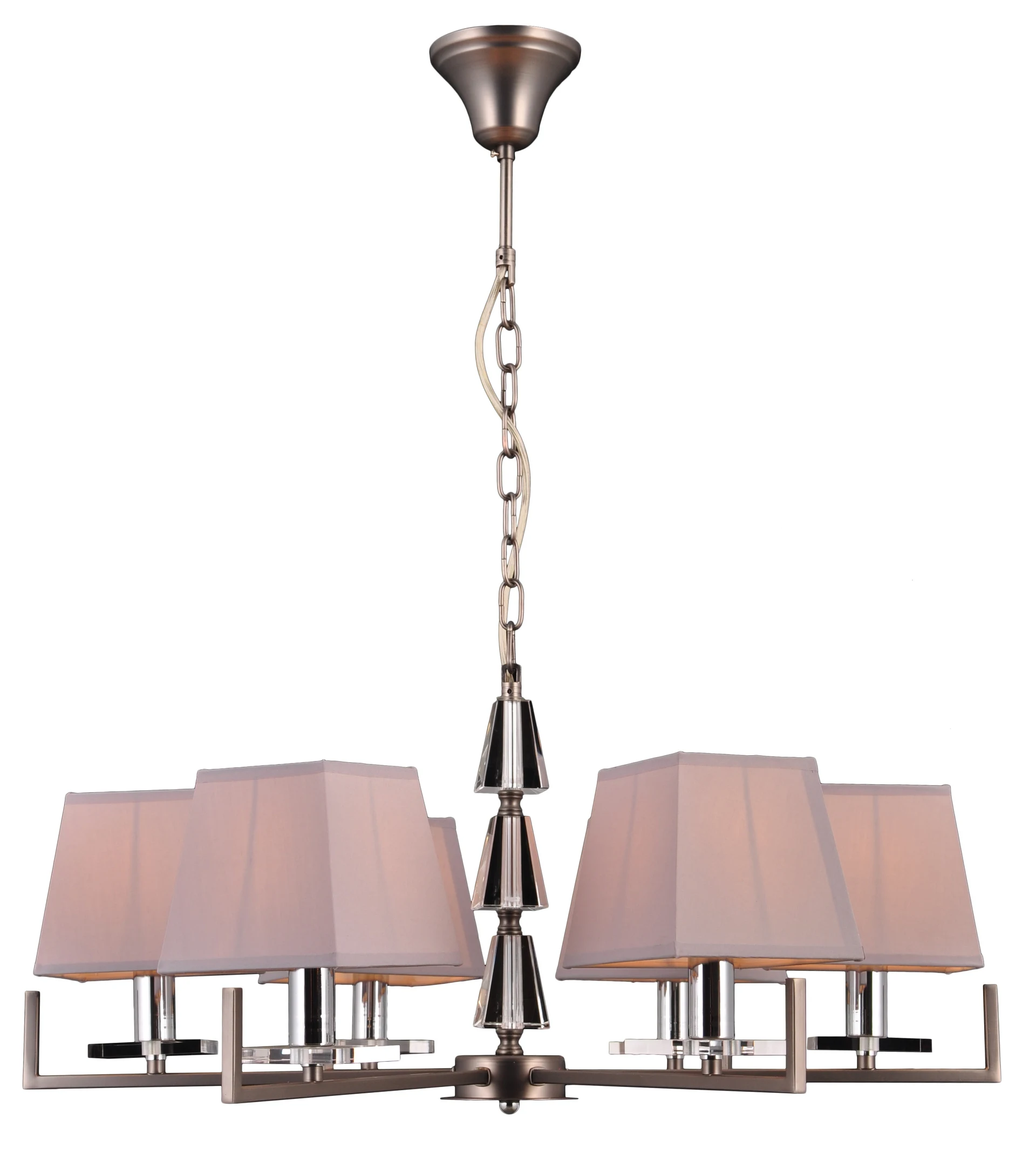 Подвесная люстра Natali Kovaltseva 75006 75006/6C SILVER GRAY
