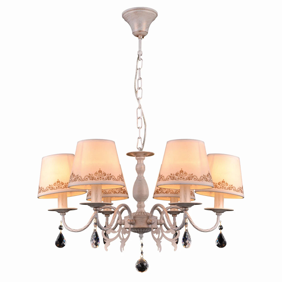 Подвесная люстра Natali Kovaltseva Biarritz Biarritz 70038-6C IVORY GOLD