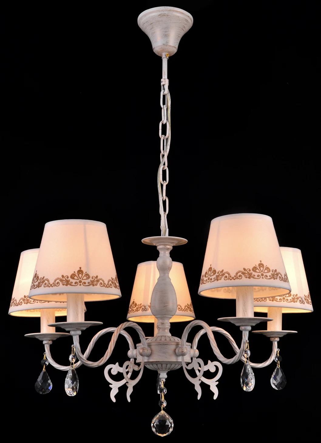 Подвесная люстра Natali Kovaltseva Biarritz Biarritz 70038-5C IVORY GOLD