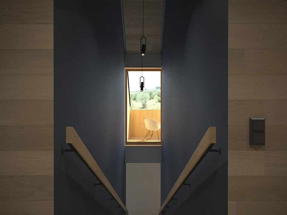 Дизайн проект загородного дома в стиле минимализм с элементами лофта