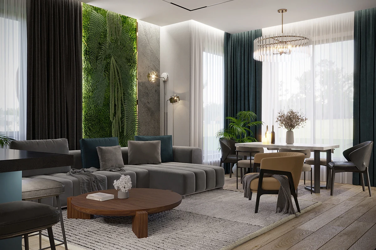  The green line: eco minimalist apartment