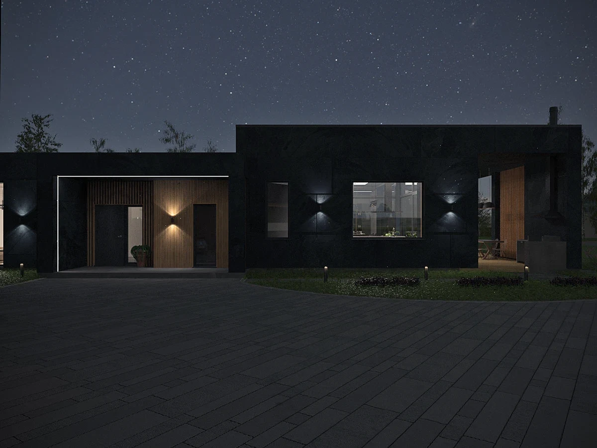 Graphite house | Contemporary and minimalism