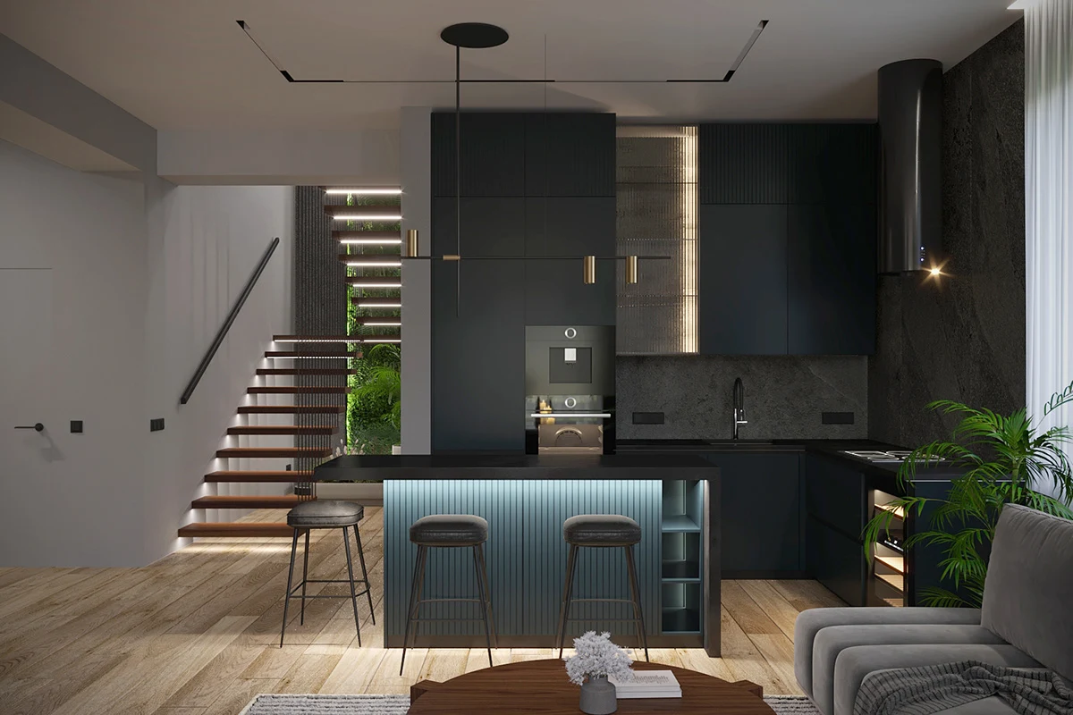  The green line: eco minimalist apartment