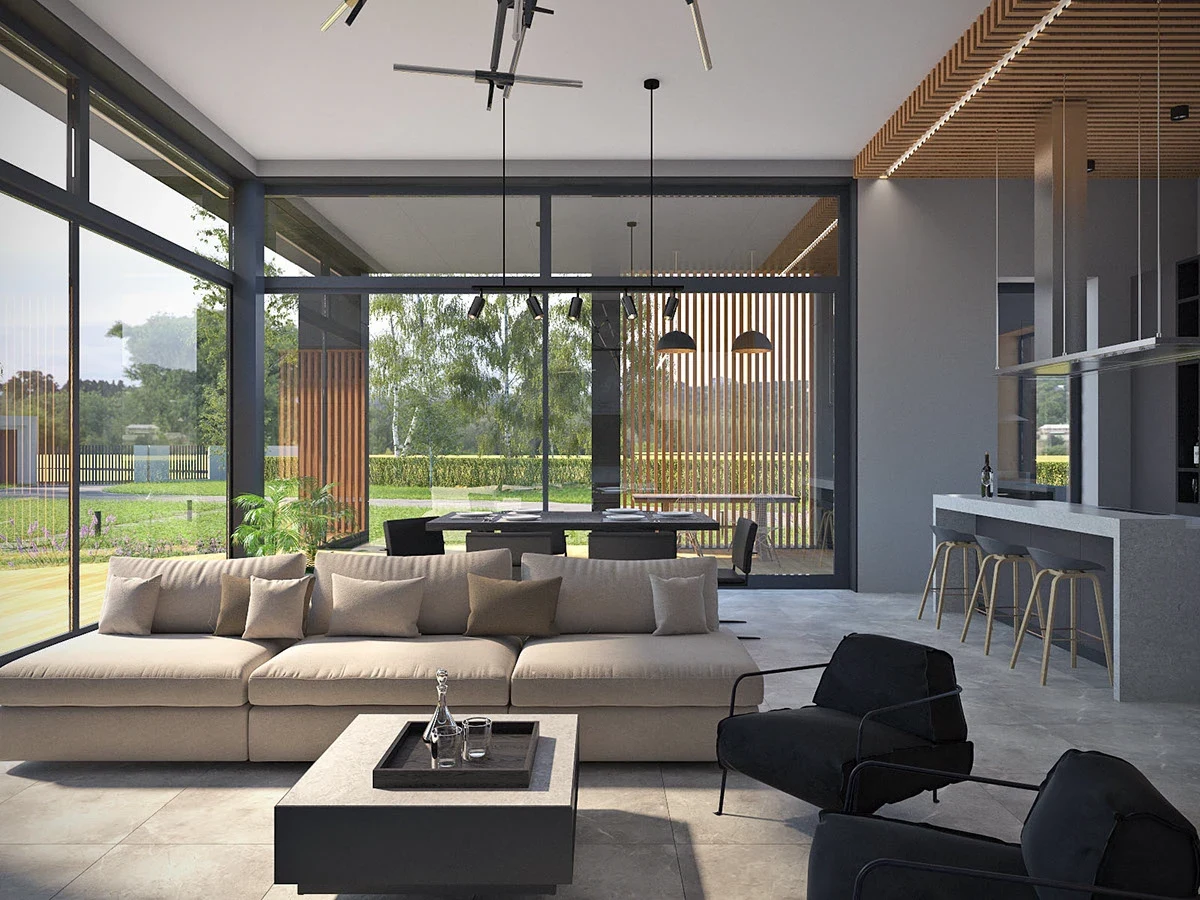  Graphite house | Contemporary and minimalism